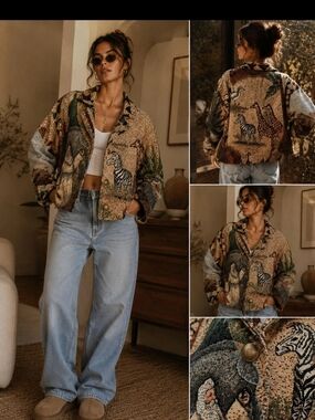 Vintage Paco Soler Crop Womens Jacket